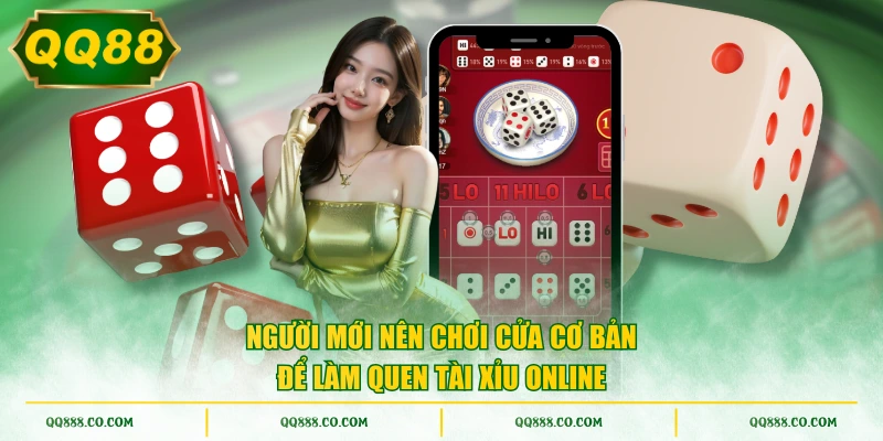 Người mới nên chơi cửa cơ bản để làm quen Tài Xỉu Online
